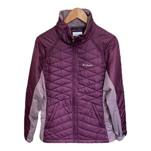 Columbia Omni-Shield Quilted Jacket, Full Zip, Plum, Women’s M
